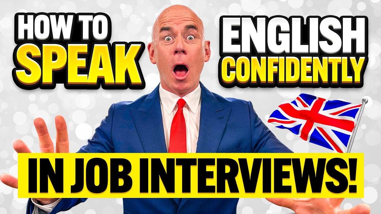 HOW TO SPEAK ENGLISH CONFIDENTLY & FLUENTLY IN AN INTERVIEW! (5 POWERFUL TIPS FOR SUCCESS!)