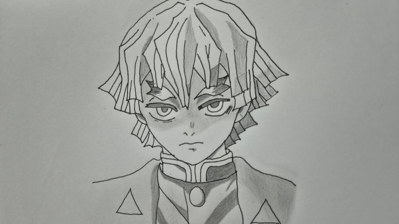 How to draw Zenitsu - Demon Slayer step-by-step | Como desenhar o Zenitsu de Kimetsu No Yaiba