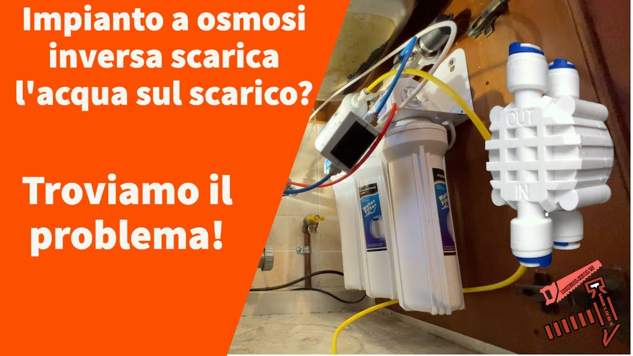 Sostituzione Valvola Impianto osmosi inversa