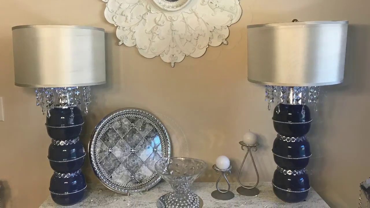 Dollar Tree Diy | | Glam Chandelier Lamp