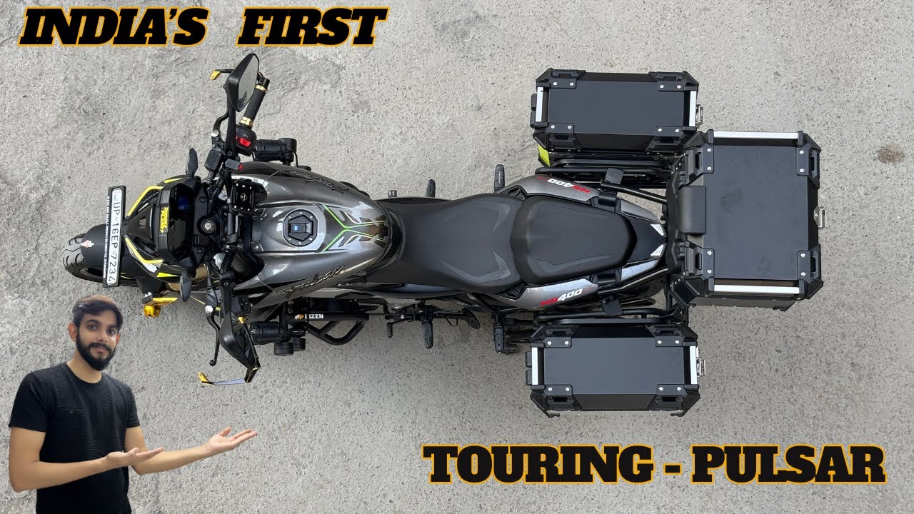 India’s First Full Touring-Ready Pulsar | Bike Modification | Touring Modified NS400Z