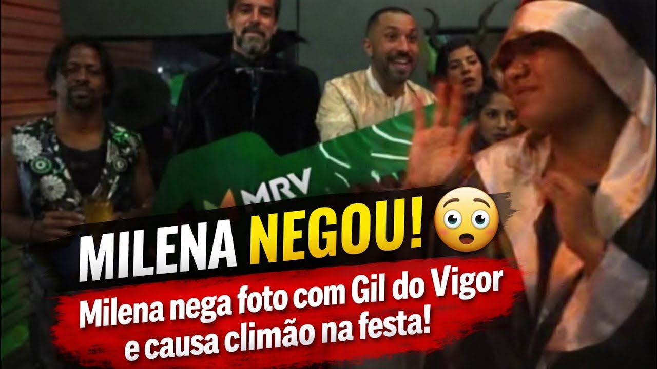 🔥 Milena SURTA na festa do líder Alberto e RECUSA foto com Gil do Vigor! 😳#bbb26 