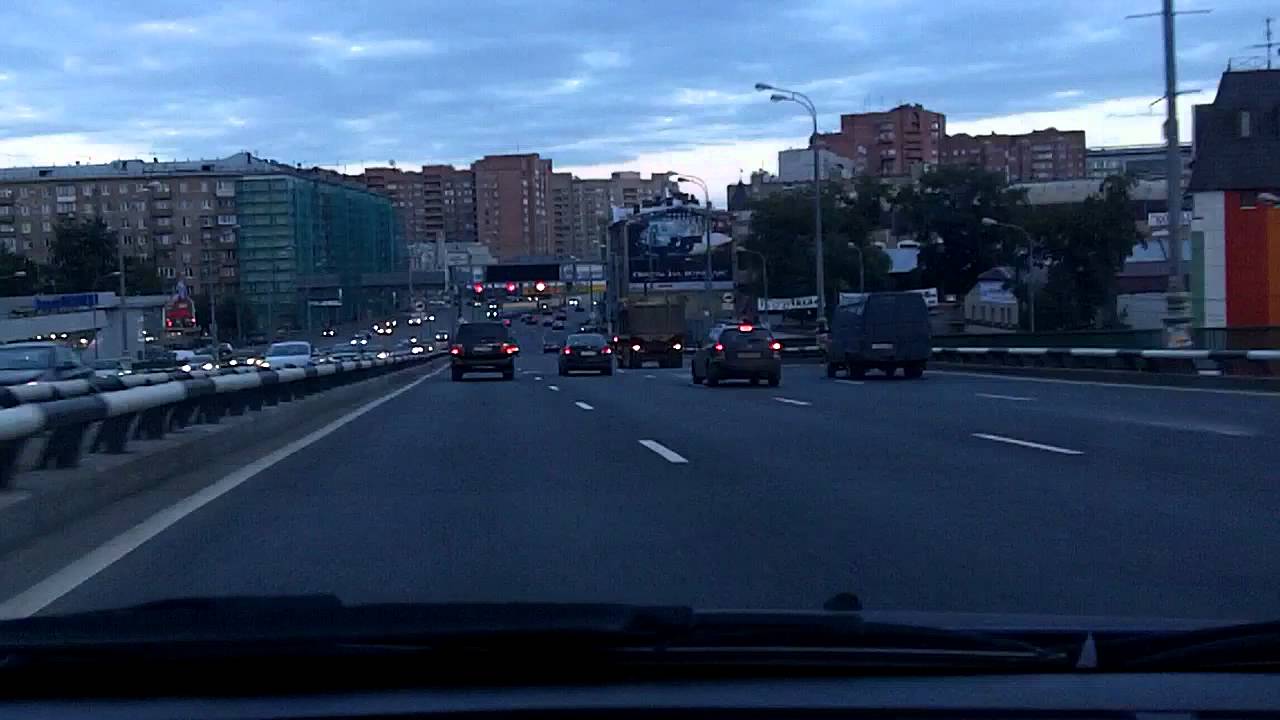 Отрадное - Текстильщики / Otradnoye - Tekstilshiki 01/09/2012 (timelapse 4x)