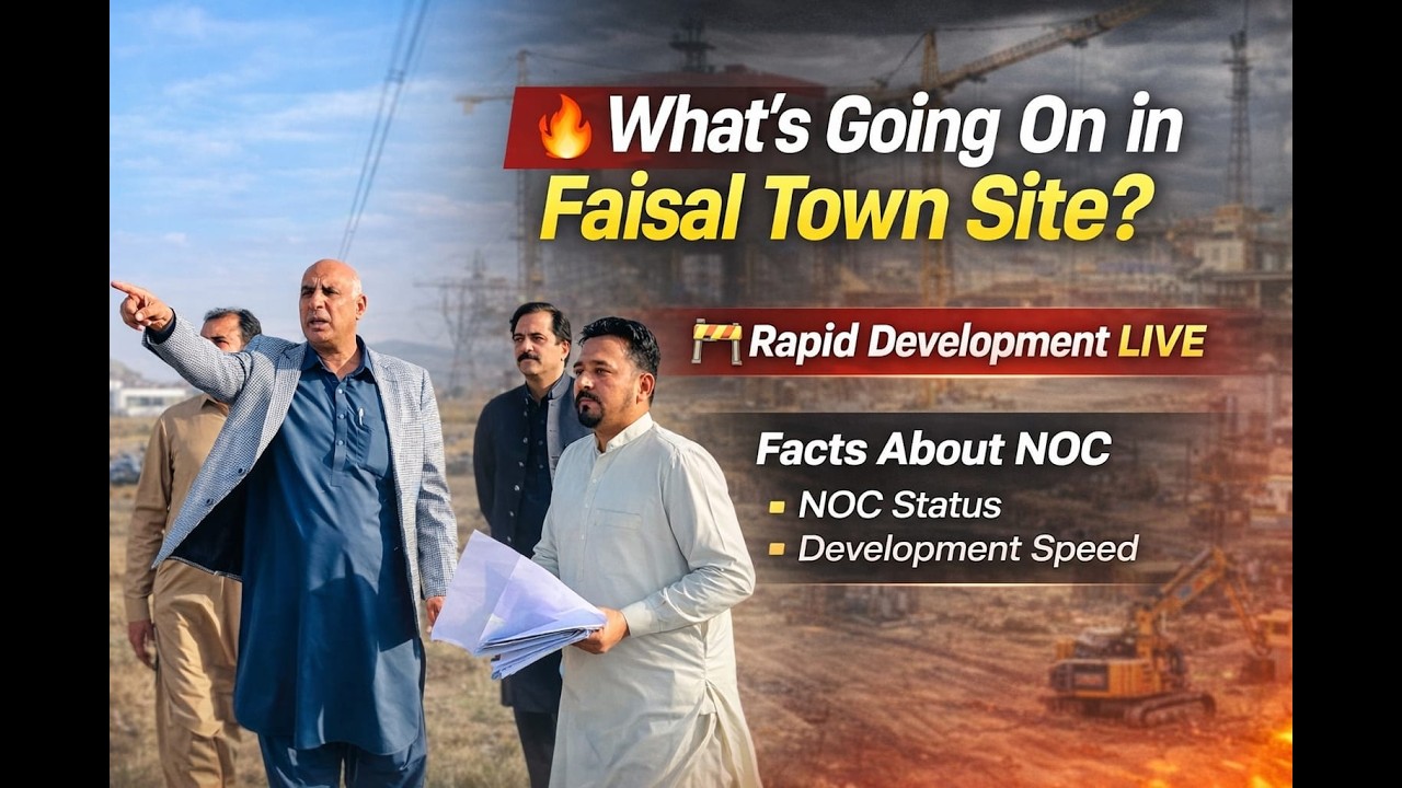 latest Updates From Faisal Town phase 2 site// Faisal Town
