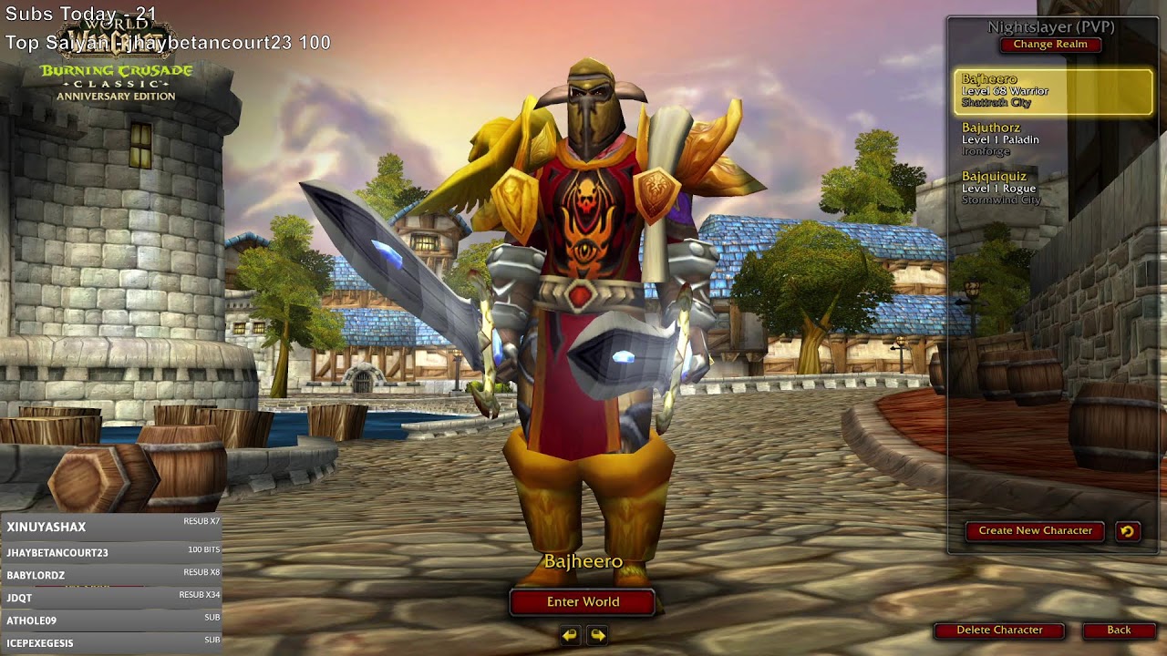 🔥TBC Lvl 67+ Fury / Prot Warrior Leveling Adventures🔥- World of Warcraft Classic