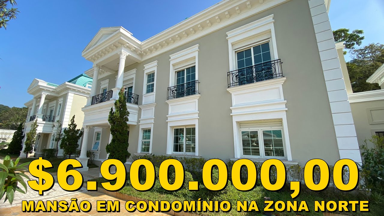 MANSÃO EM CONDOMÍNIO FECHADO A VENDA NO JARDIM FLORESTA COM 5 SUÍTES E 7 VAGAS | ZONA NORTE - SP