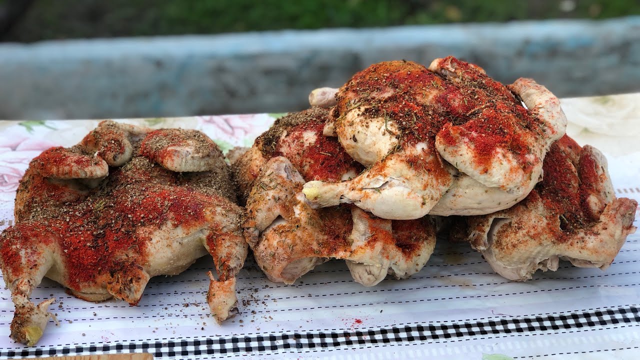 Узбекская хитрость!!!Как приготовить тандырную курицу без тандыра.Узбекистан.