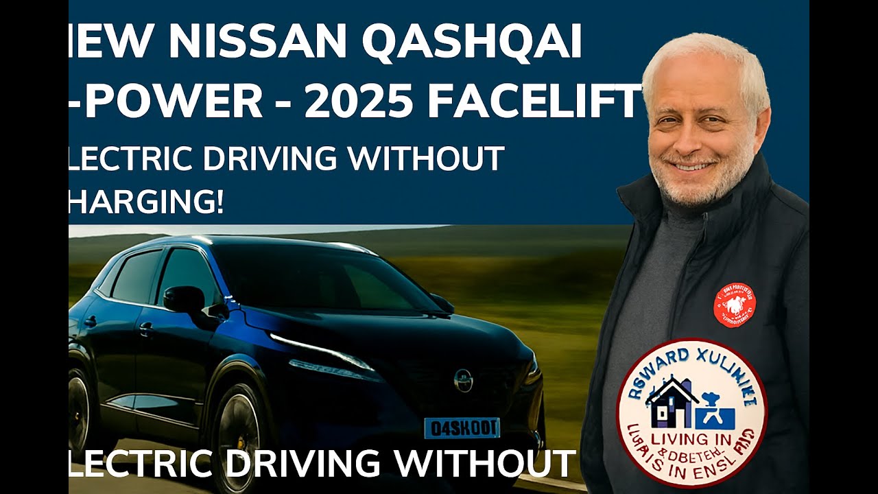 The new Nissan Qashqai e-POWER – 2025 facelift. Electric driving without charging!