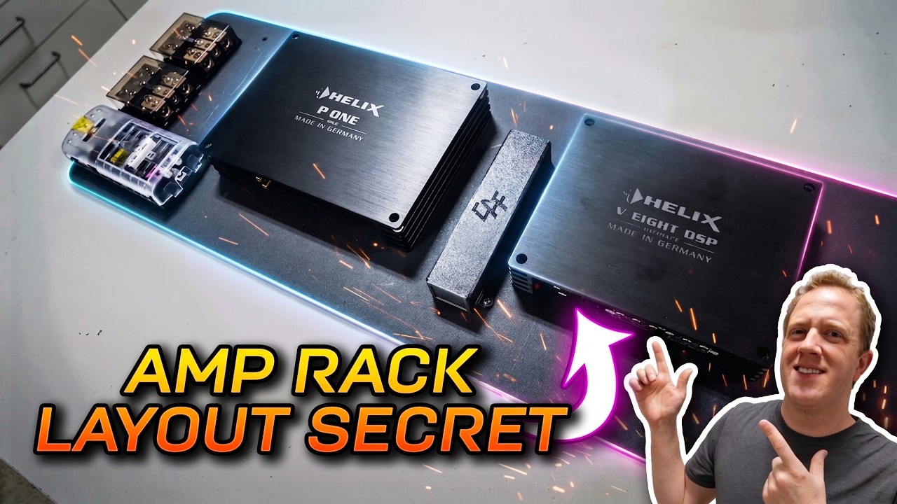 COMPACT Amplifier Installation ANY vehicle - How to Layout & Mount Like a PRO