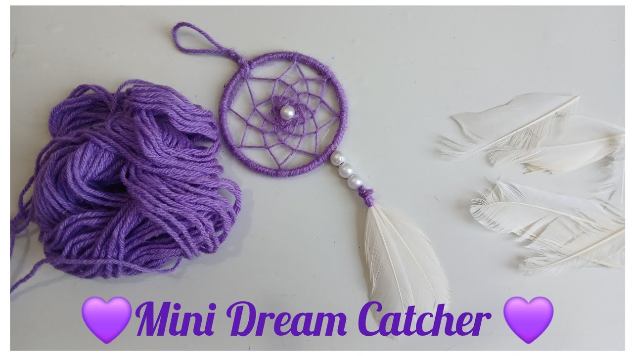 How to make mini dream catcher ✨️|| old bangle reuse ideas