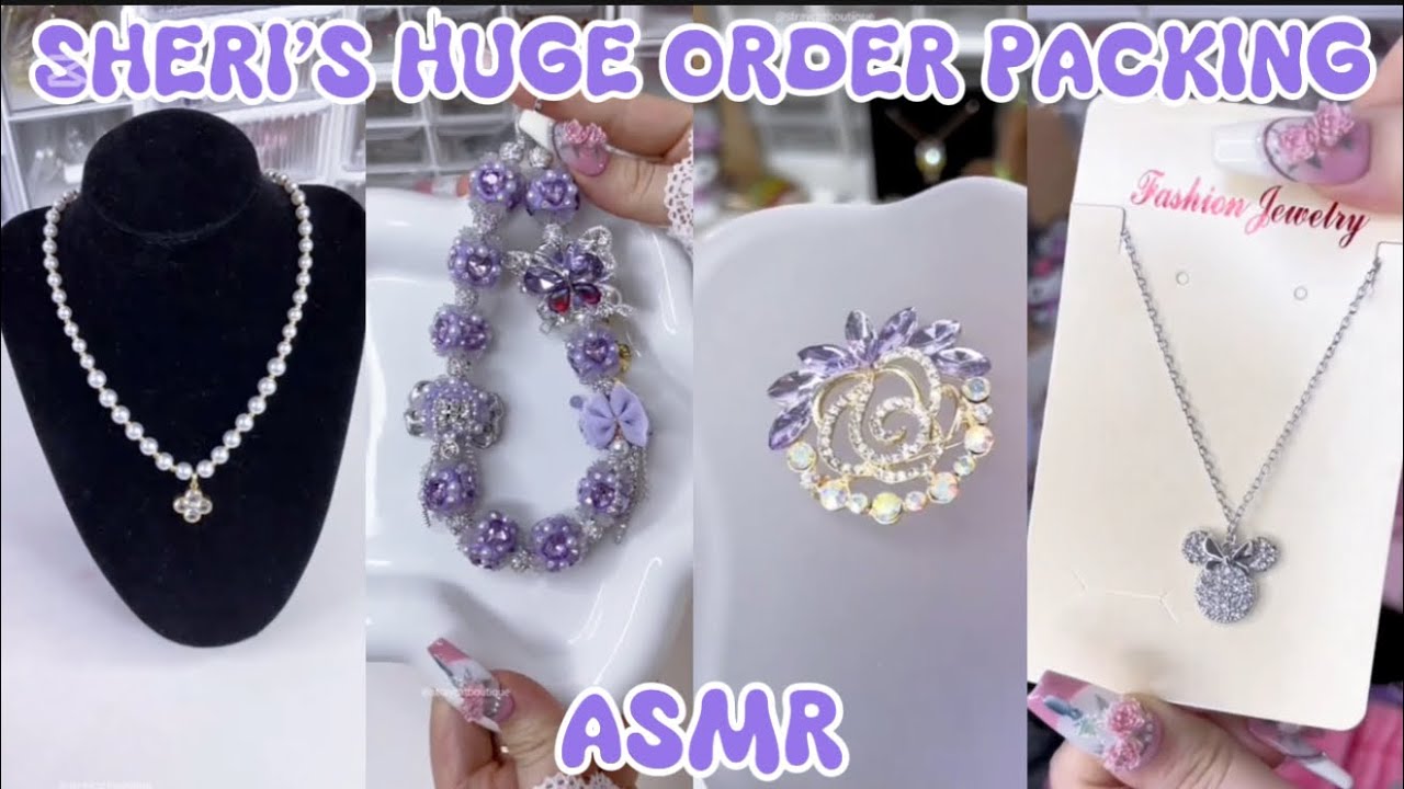 SHERI’S HUGE ORDER PACKING 😻✨(ASMR)||SMALL BUSINESS 