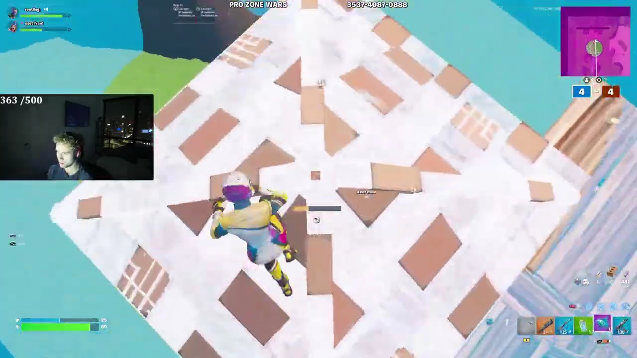 PETERBOT FAXUTY vs REET FRAN (2v2 ZONEWAR) | FORTNITE TOKEN