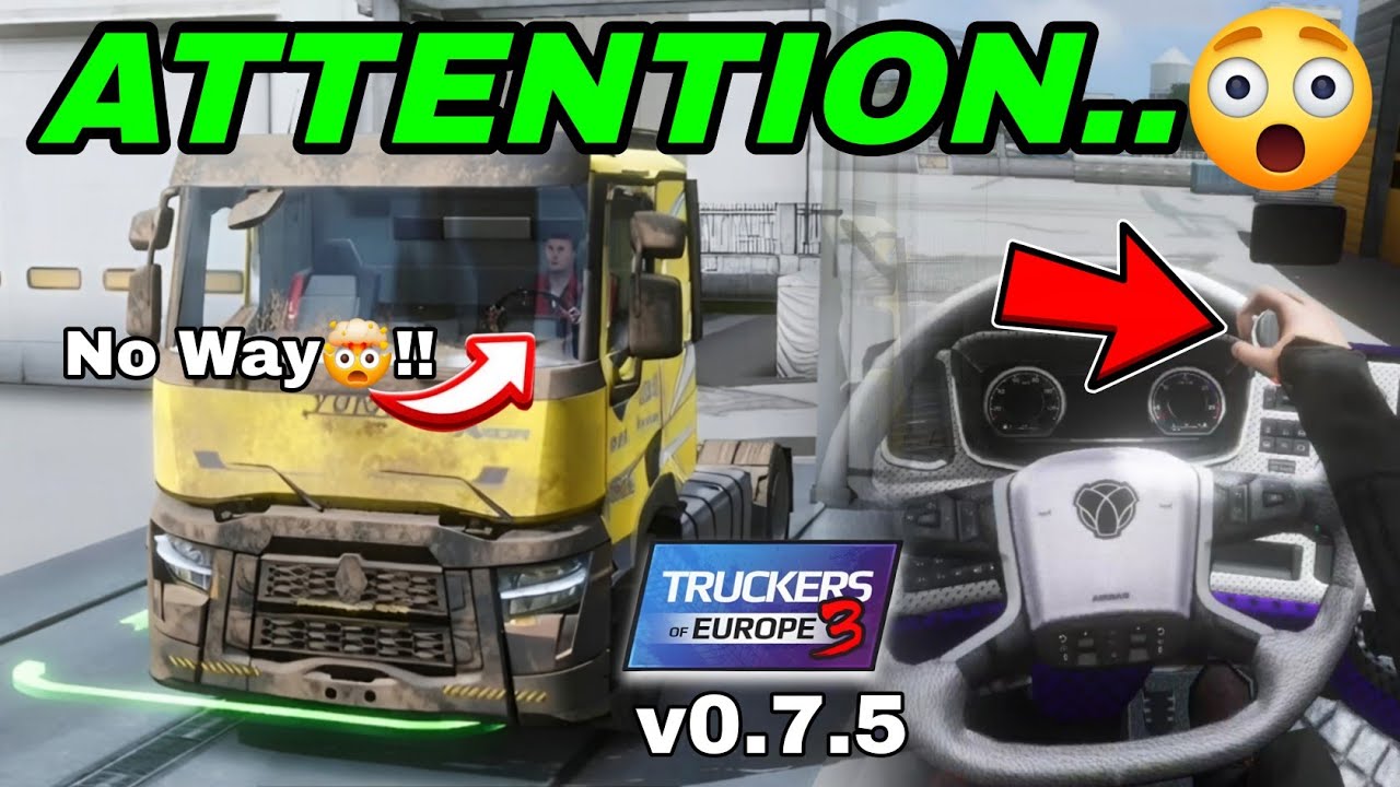 😱ВНИМАНИЕ! 7 НОВЫХ ИЗМЕНЕНИЙ И 🤯 РЕАКЦИЙ ВОДИТЕЛЕЙ в обновлении TRUCKERS OF EUROPE 3 v0.7.5