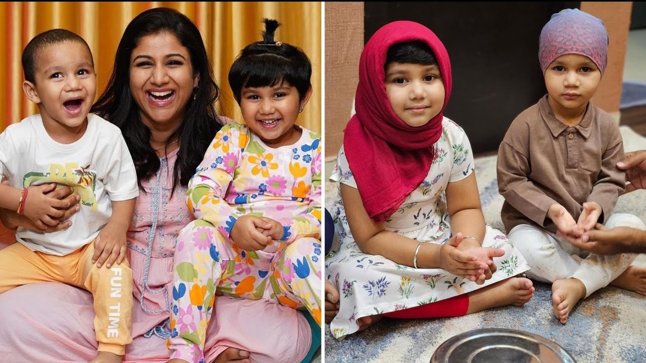 2 குழந்தைகளுடன் alya manasa ரம்ஜான் special day |Alya manasa 2 kids