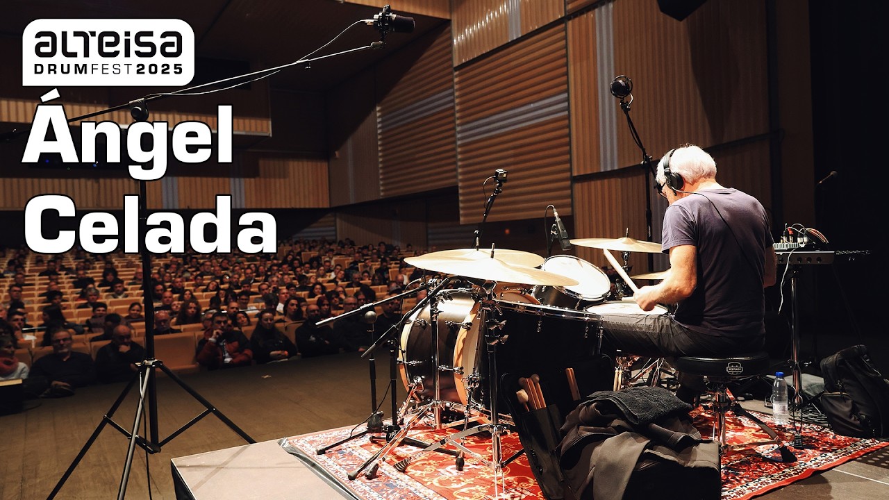 Ángel Celada: clinic de batería completo @ Alteisa Drumfest 2025