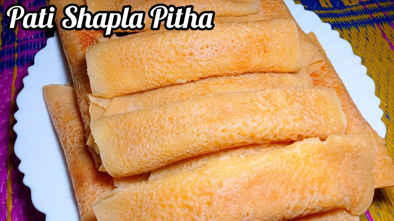 patishapta pitha recipe । malai patishapta pitha। sweet pitha recipe । traditional pitha recipe