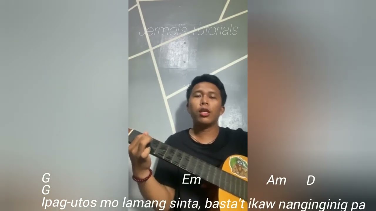 BASTA'T IKAW NANGINGINIG PA CHORDS TUTORIAL by Jermel's Tutorials #Basta'tIkawNanginginigPaMovie