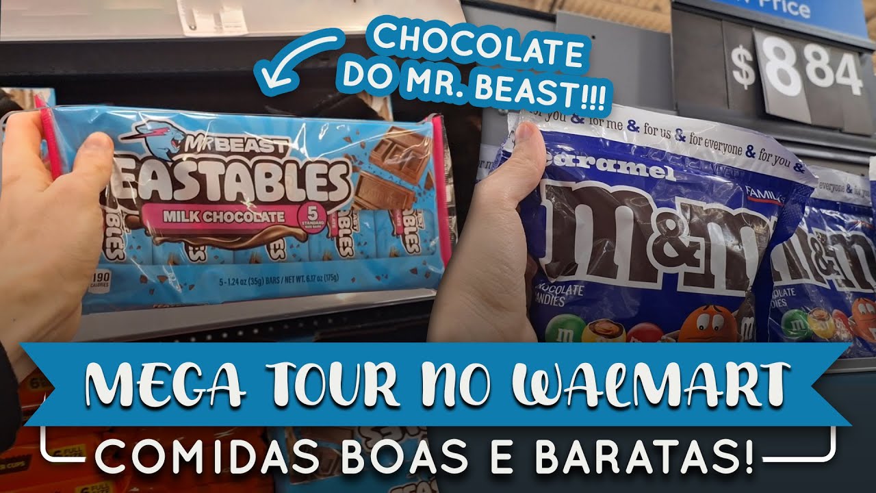 Preços do Walmart de Orlando - Chocolates, Snacks e Outras Comidinhas (Parte 1)