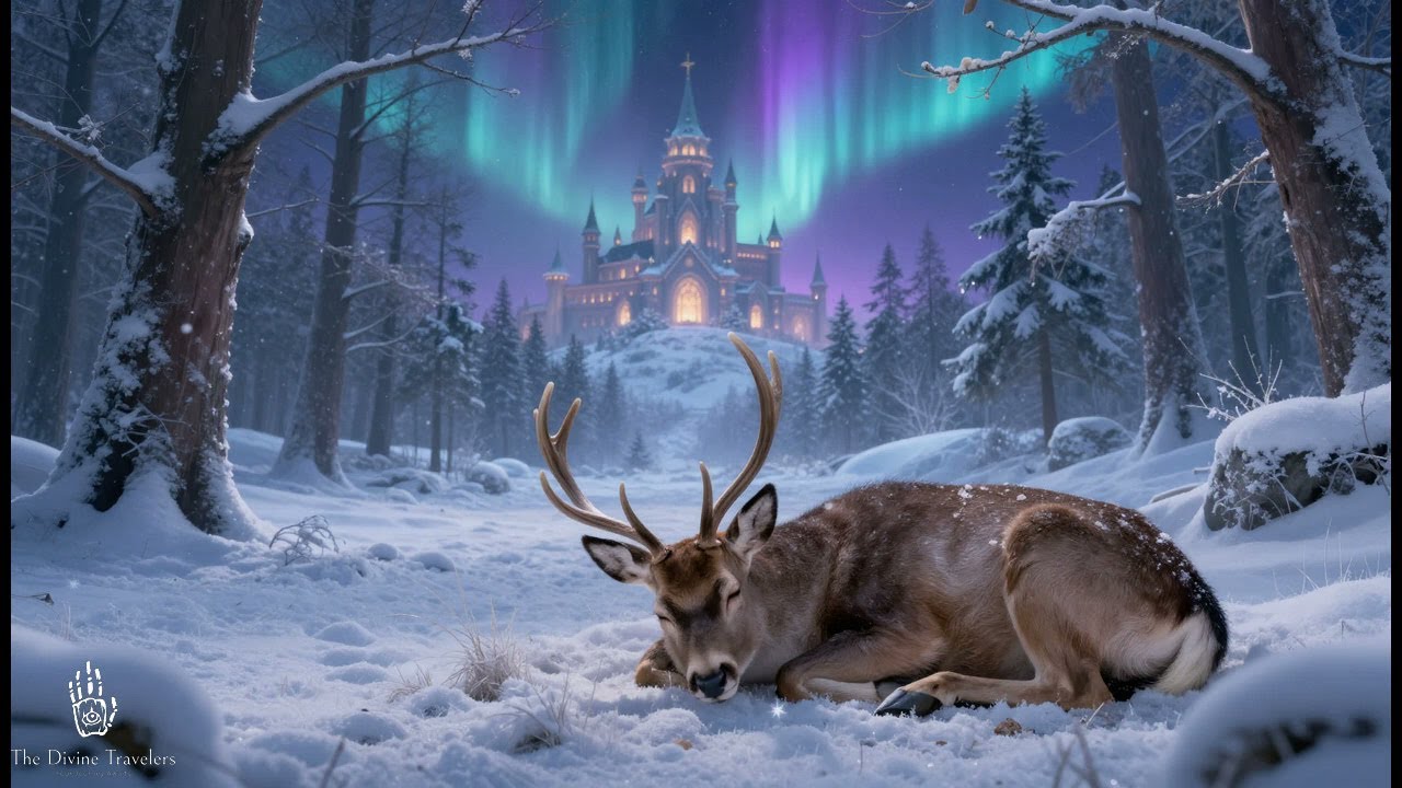 8 Hour Deep Sleep Meditation with Forest Sounds & Deer | 432Hz Healing Frequency for Insomnia Relief