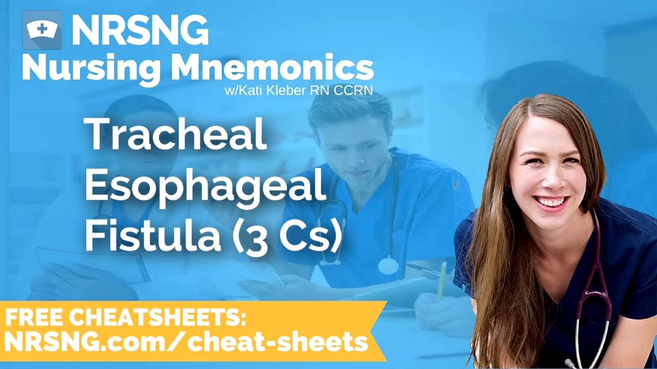 Tracheal Esophageal Fistula 3 Cs Nursing Mnemonics, Nursing School Study Tips