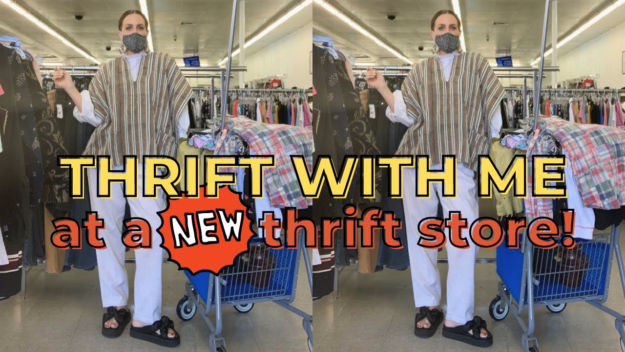COME THRIFT WITH ME// THRIFTING AT A NEW THRIFT STORE
