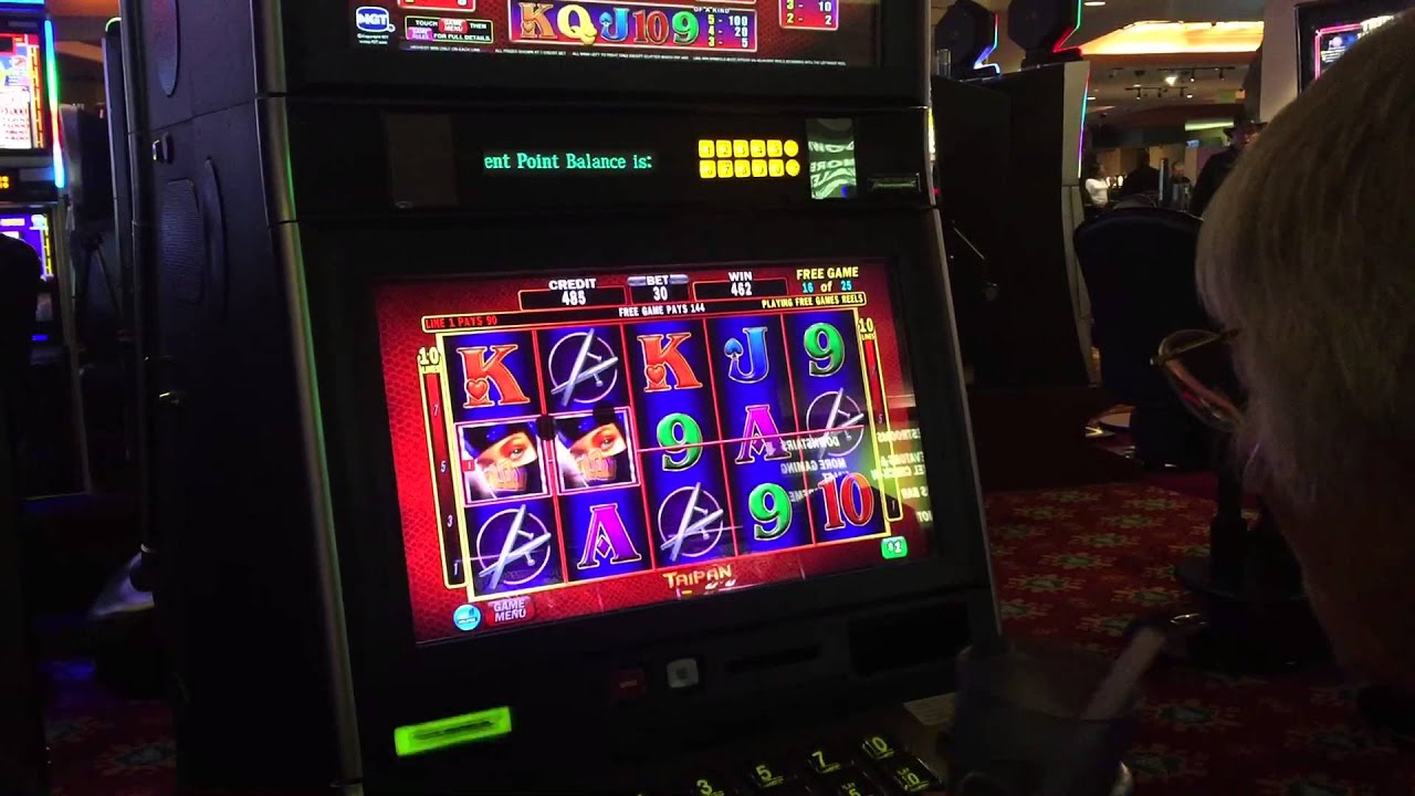 Taipan 25 FREE GAMES Bonus Round Jackpot at $50/pull on Taipan
