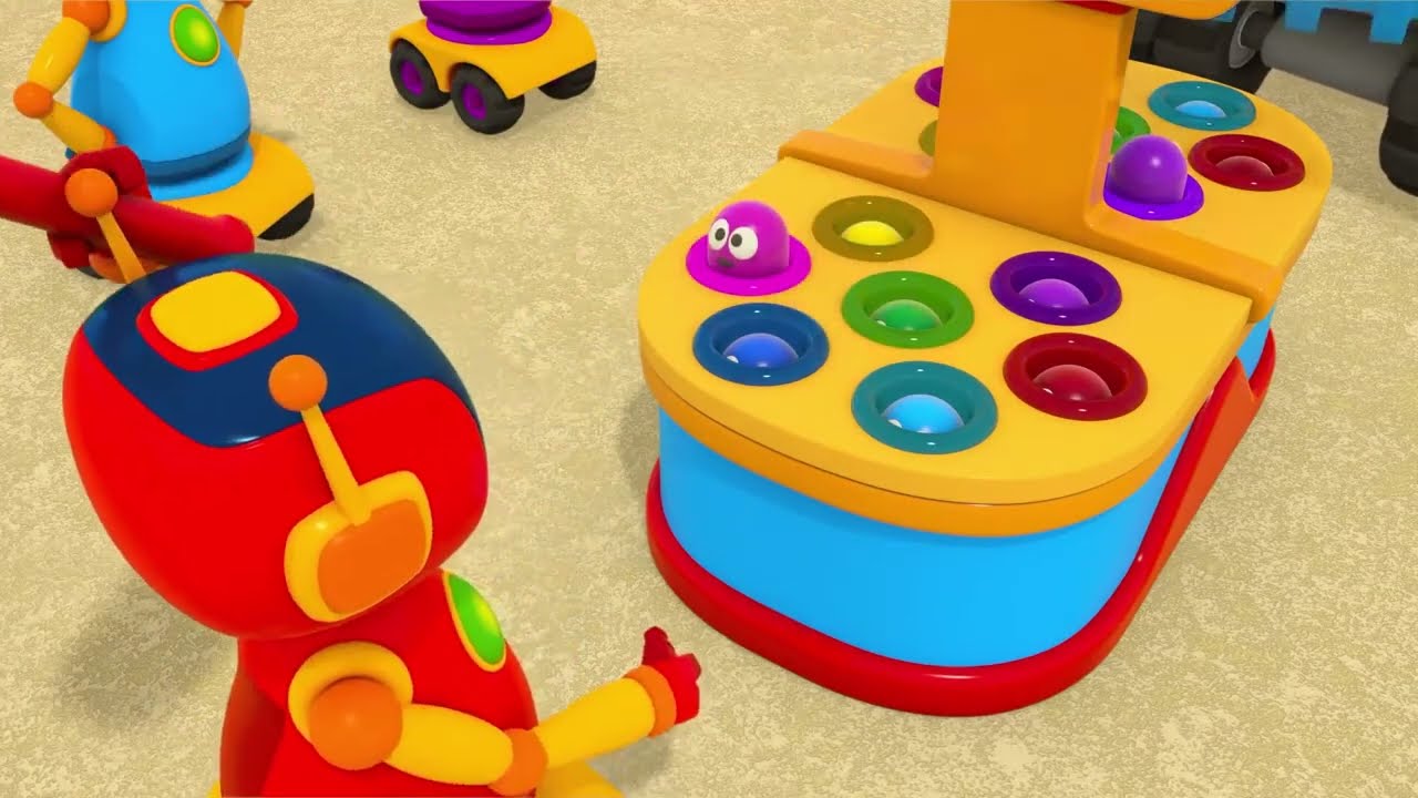 Bilspel för barn 🚗🎉 Lastbilen Leo på nöjesparken. Tecknade filmer för småbarn med fordon för barn