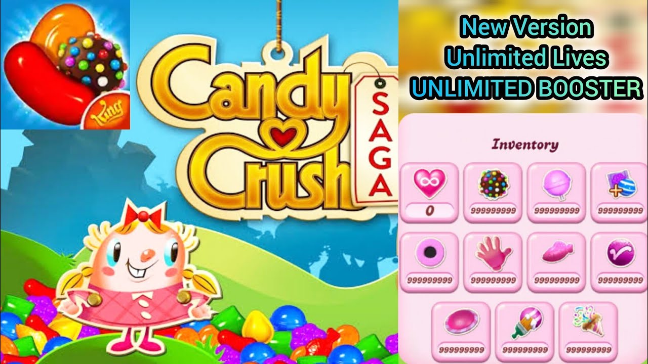Candy Crush Saga New Version v1.317.1.2 Unlimited Booster Unlimited Lives| 2025