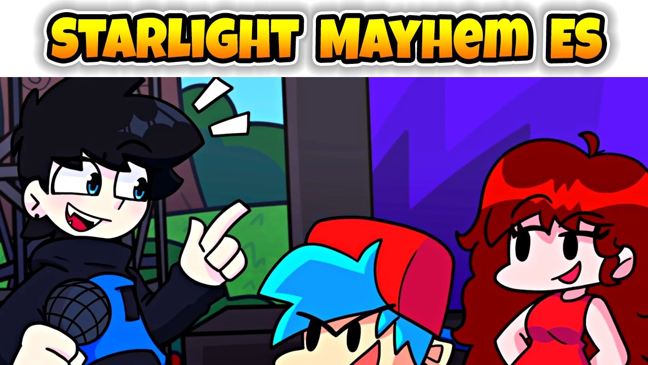 Friday Night Funkin' Vs Starlight Mayhem Rebooted / Español latino / Semana Completa + Escenas