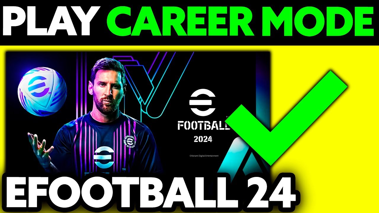 How To Play Player Career Mode in eFootball 24 PS4/PS5 (2025)