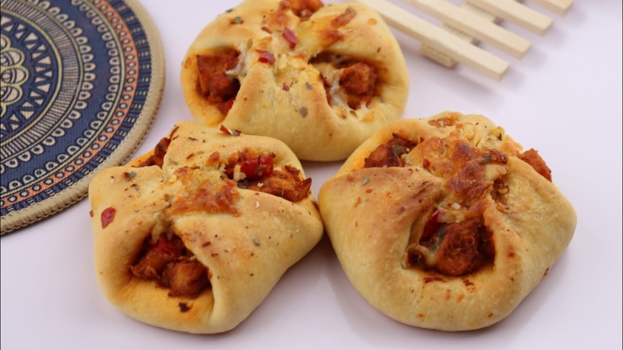 Chicken Parcel,Pizza Parcel By Recipes of the World