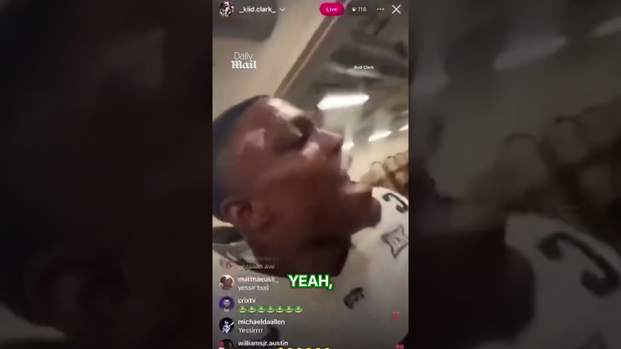 Bro said &lsquo;He sad&rsquo; 😭 🎥: Bud Clark #football #tcu #unc #billbelichick #budclark