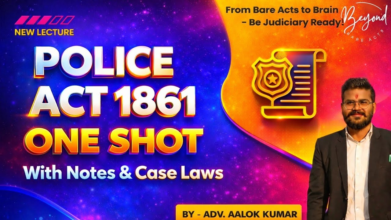Police Act 1861 One Shot Revision | UP APO 2026 Special | Full Bare Act & Notes