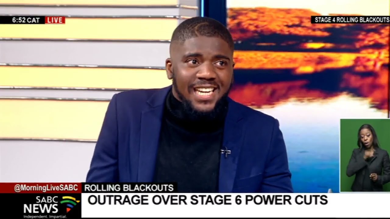 Eskom Rolling Blackouts | Outrage over Eskom's Stage 6 power cuts: Kanakana Mudzanani