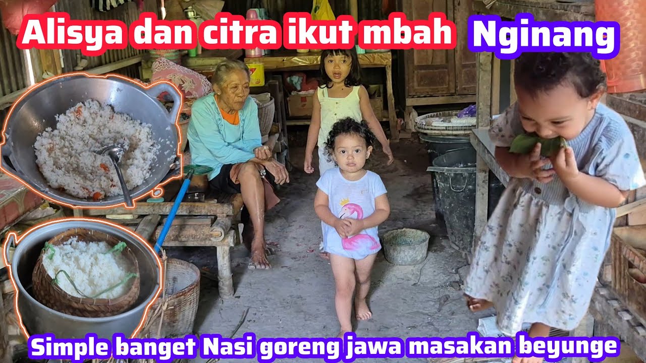 BANTU BEYUNGE MASAK NASI GORENG JAWA #alisya 