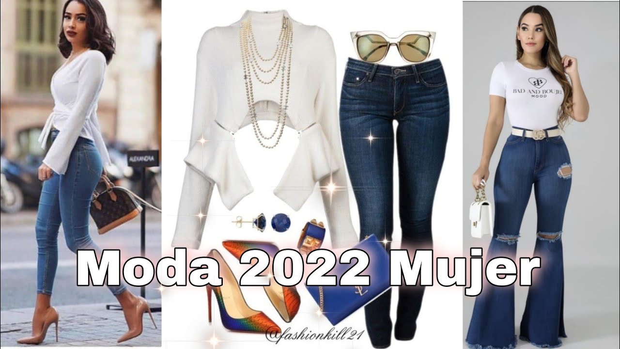 MODA CON JEANS+ TACONES + BLUSAS COMBINACIONES PERFECTAS PARA EL DIA A DIA MODA Y TENDENCIA EN ROPA