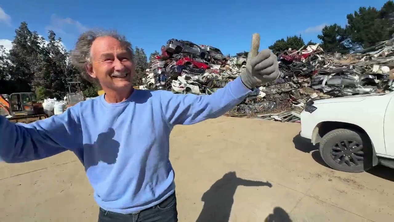 Turning 5 Years of Scrap Into Cash. Clearing Old Corrugated Iron