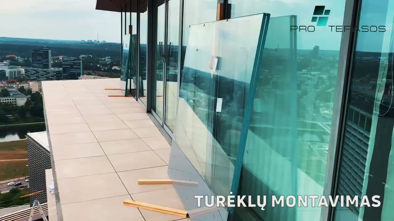 PRO Terasos atliktas stoginės terasos įrengimas