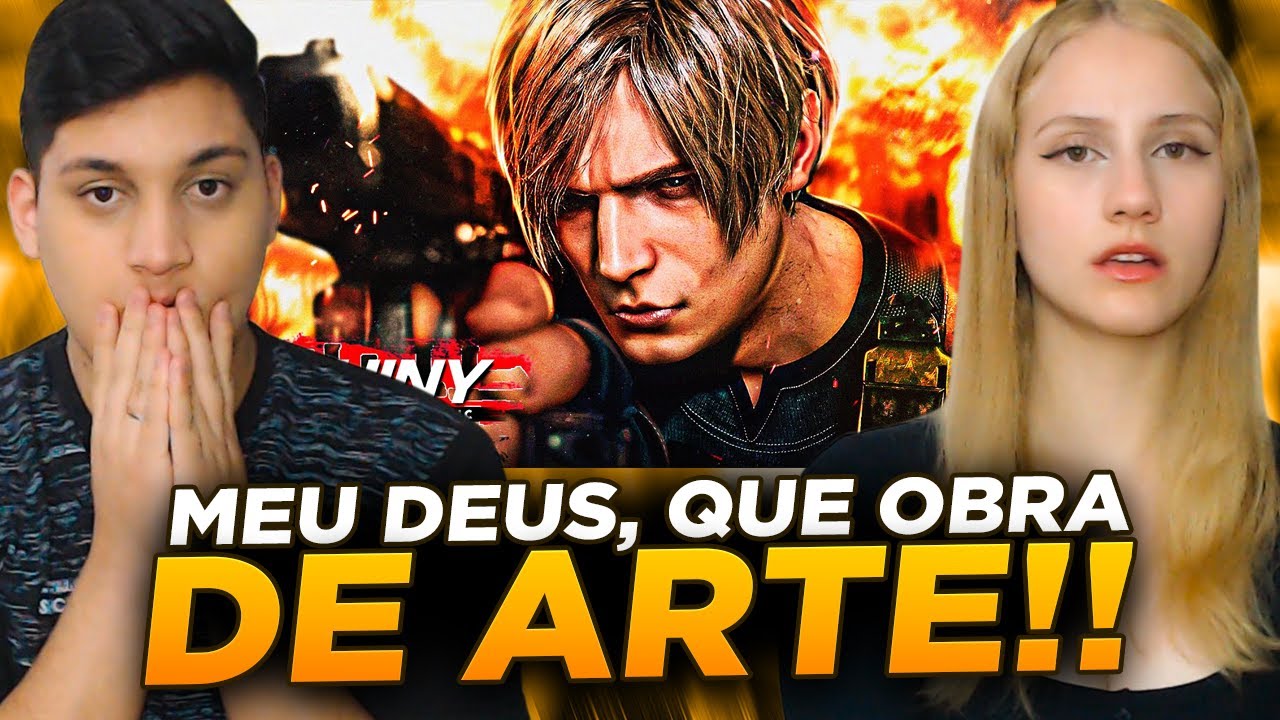 REACT EM CASAL - Condor | Leon S. Kennedy (Resident Evil 4 Remake) | Shiny ft. @JohnaldMusic