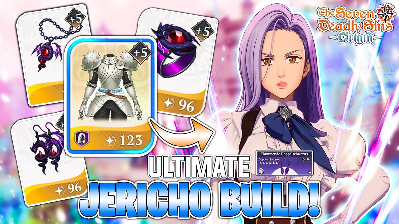 THE BEST BURST UNIT IN THE GAME! ULTIMATE JERICHO *DUAL SWORD* GUIDE! +COMPARE | 7DS: Origin German