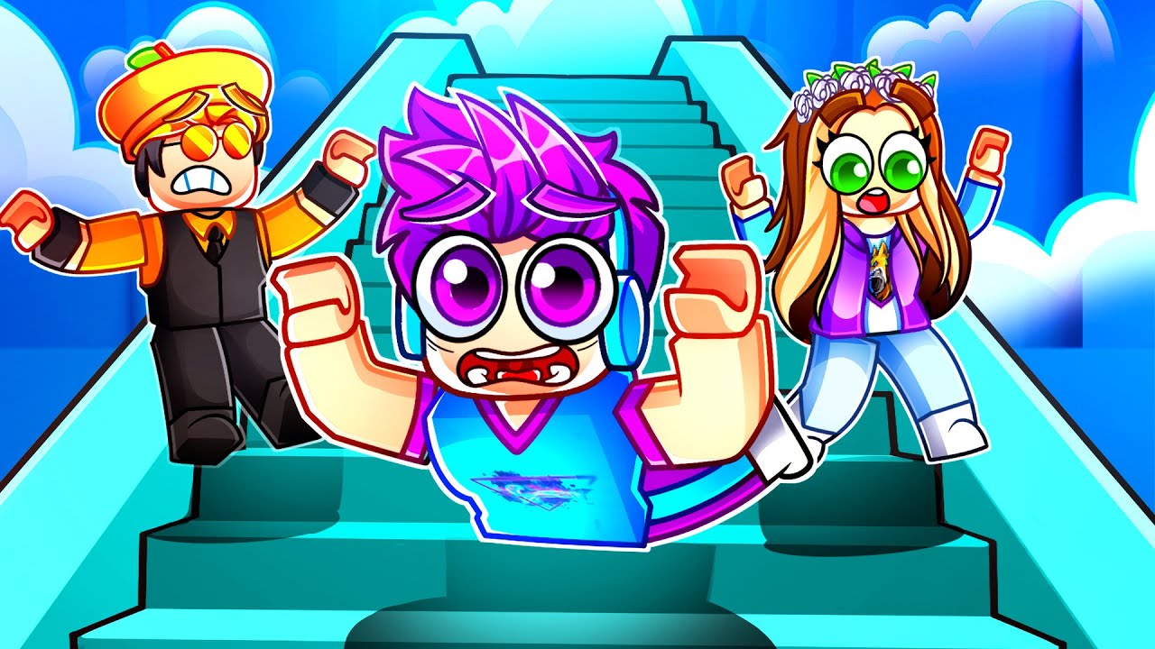 Survive the Slippery Stairs in Roblox... WIN $10,000