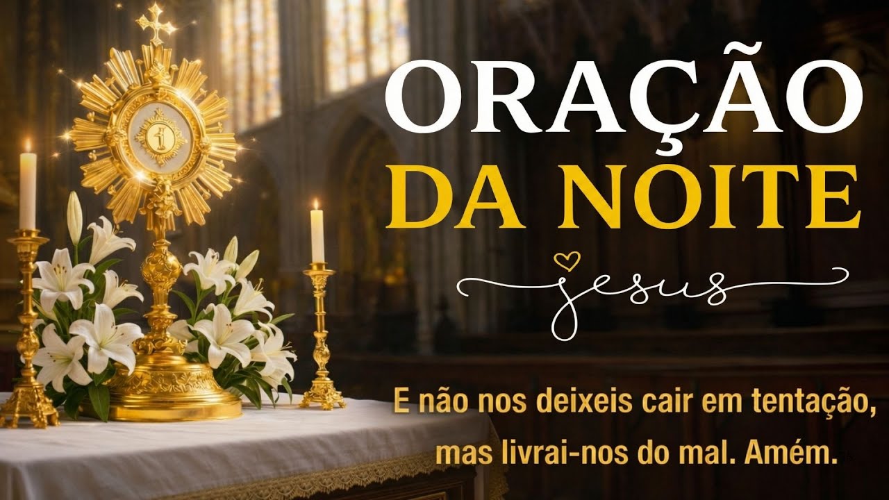 ORAÇÃO DA NOITE – NÃO PERCA ESTA ORAÇÃO! Paz Profunda e Proteção Divina para o Sono