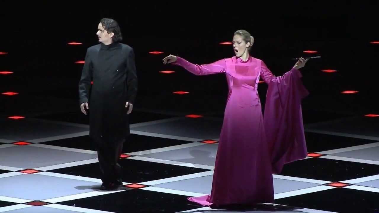 Eugene Onegin, act III scene 1, Rucinski, Opolais, Groissb&ouml;ck, Valencia 2011