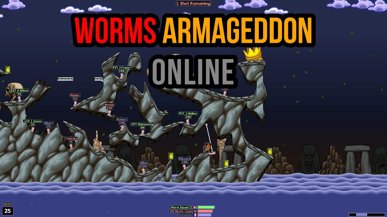 Worms Armageddon Online (WormNET) | Intermediate 3 Players