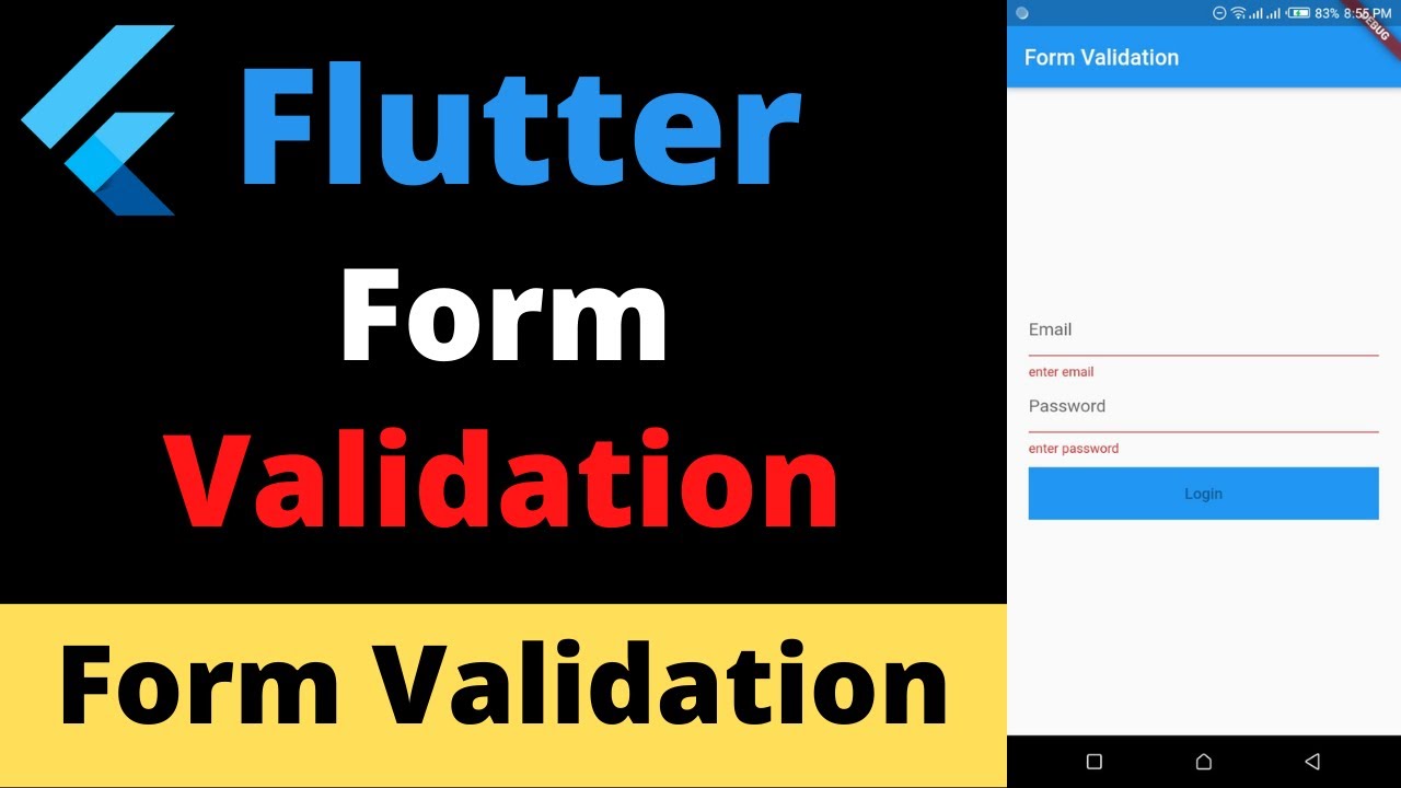 Валидация форм во Flutter | Валидация форм Flutter | Учебное пособие по валидации форм Flutter
