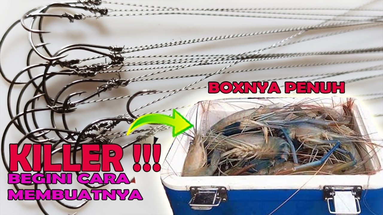 K1LLER !!! Cara Membuat Pancing Udang Dengan Kawat Seling