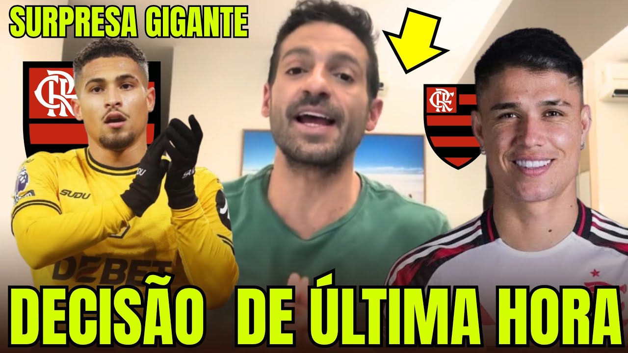 DECISÃO RELÂMPAGO! FLAMENGO MUDA OS PLANOS E PEGA TODOS DE SURPRESA