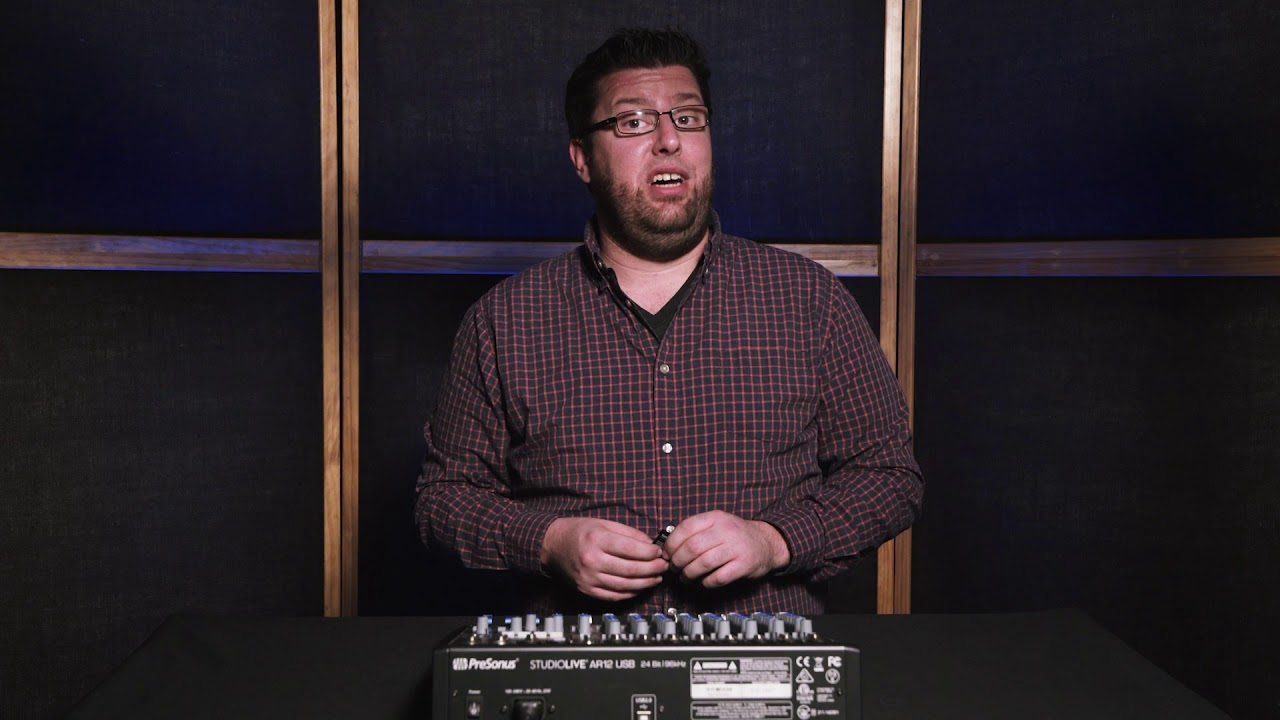 StudioLive AR Mixers: Overview and Recording to SD Card