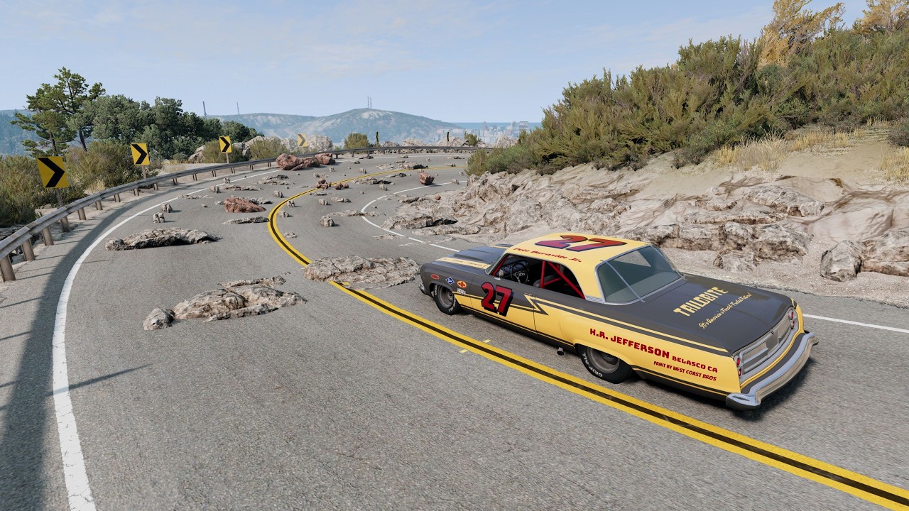 Mobil vs Rock #3 - BeamNG Drive