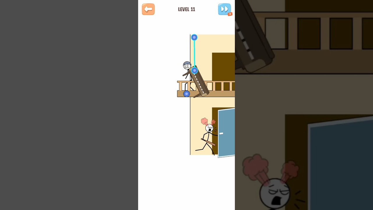 Escape Rope Level 11 Short Gaming Play WEEGOON Games #gamingplay #weegoon #viralshortsgame #gaming